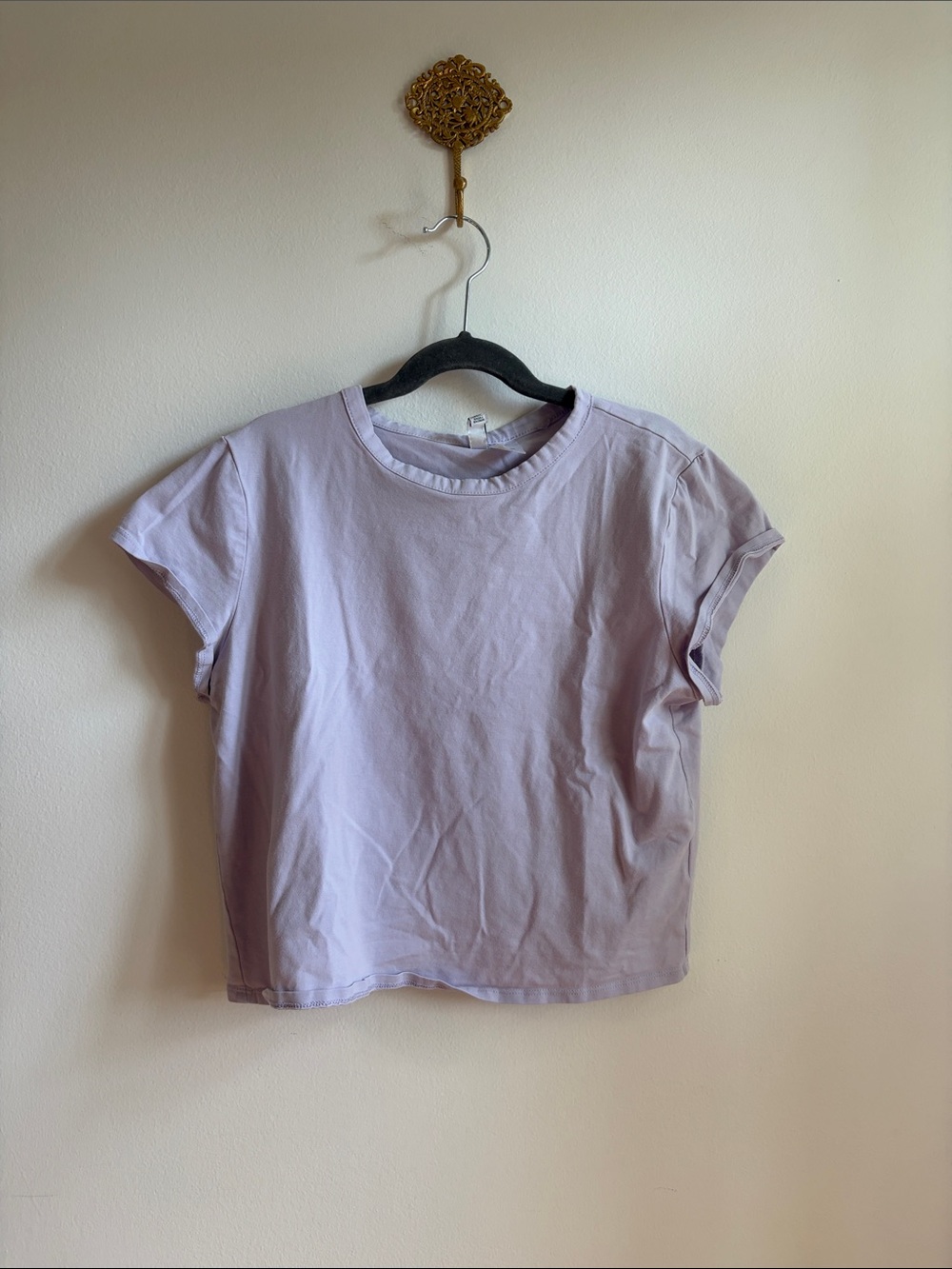 Divided H&M Lavender Crewneck Tee